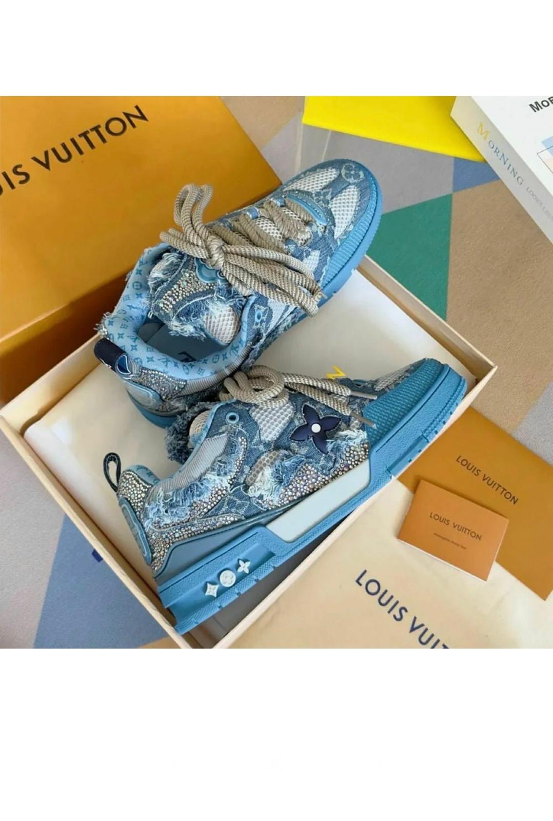 Louis Vuitton Skate Crystal ‘Blue Swarovski’