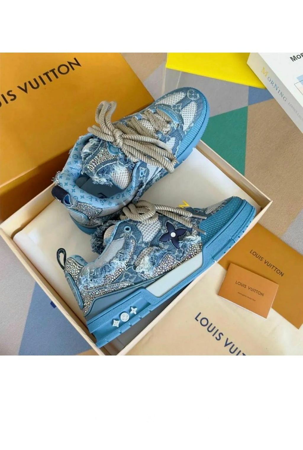 Louis Vuitton Skate Crystal ‘Blue Swarovski’