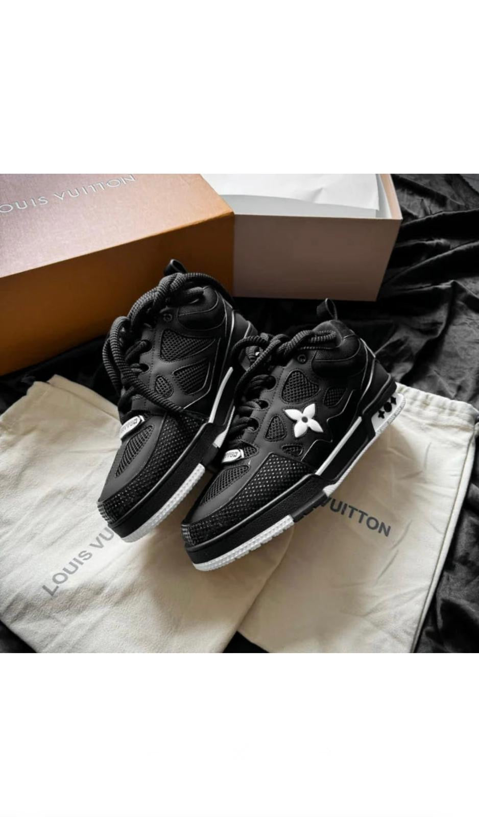 Louis Vuitton Skate Crystal Black
