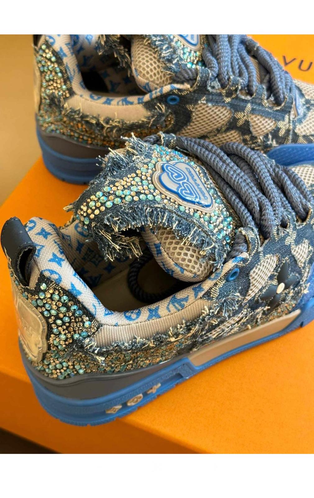 Louis Vuitton Skate Crystal ‘Blue Swarovski’