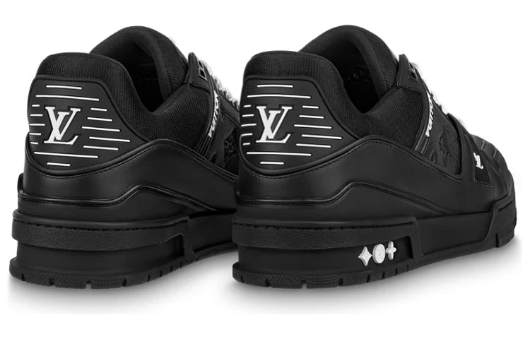 Louis Vuitton Trainer Sneakers 'Black Monogram'