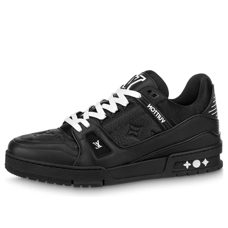 Louis Vuitton Trainer Sneakers 'Black Monogram'